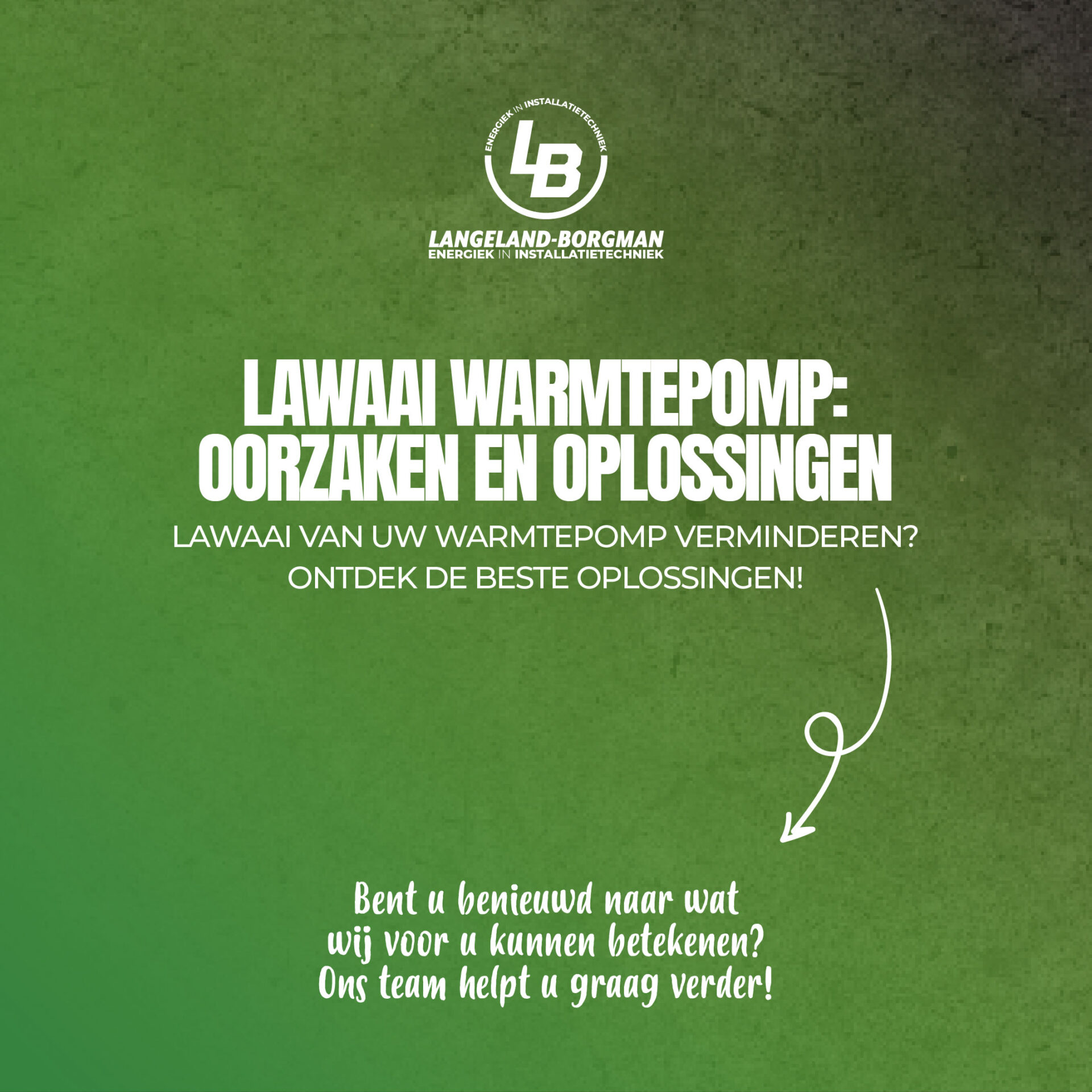 Lawaai warmtepomp